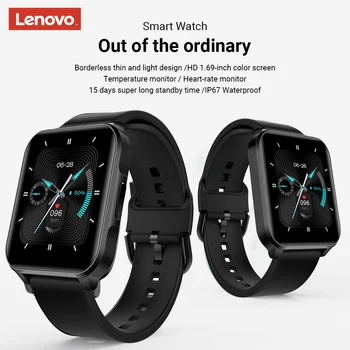 Lenovo S2 Pro Smartwatch Apyrankė HD Ekranas, Fitneso, Širdies ritmo Miego Stebėti Pasaulio Versija Sekimo Apyrankę, Pasaulinė Versija