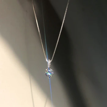 Madinga Cirkonis Karoliai Blizga Deimantų Pakabučiai Moterų Dalyvavimas Choker Fine Jewelry