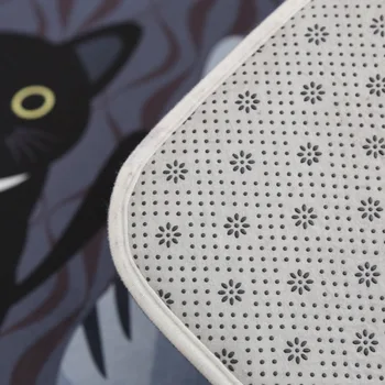 Mados Grindų Kilimėliai Animaciją Kačių Pagalvėlės Spausdinti Kilimai Doormats Virtuvės Vonios Kambarį Anti-Slip Pad J8