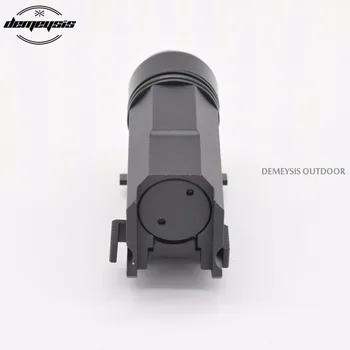 Medžioklės Ginklas, Lengvojo Aliuminio Lydinio Kompaktiškas Taktinis Gun Žibintuvėlį Fotografavimo Fakelas 20mm Rail Mount Ginklą Šviesos Glock 17 18 20