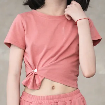 Mergaičių Drabužių Rinkiniai Vasaros Tracksuit Vaikų trumpomis Rankovėmis T-shirt Sweatpants 2vnt Vaikams Drabužių 2021 Pink Teen Girl Komplektai