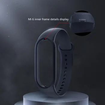 Mi Juosta 6 5 4 3 Dirželis Su Silikono Xiaomi Pakeitimo Apyrankę Žiūrėti Juosta Smart Sporto Treniruoklių Riešo Diržas