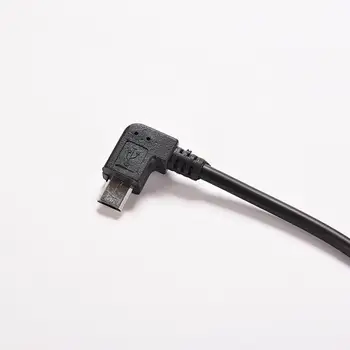 Micro stačiu Kampu USB Duomenų Kabeliu 5 Pin Micro Male 2.0 A Male Duomenų Sinchronizavimo Įkroviklio Kabelį Konverteris 90 Laipsnių Adapteris SP Teisę 1PC