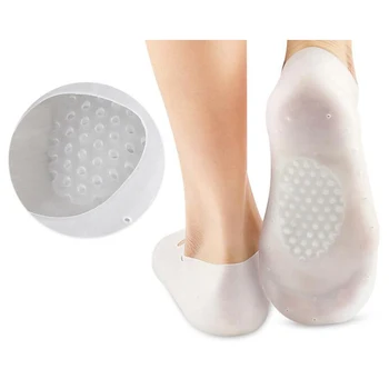Minkštas gelis Drėkina Kojinių pėdos priežiūra, pėdų pagalvėlės Raštas silicio kulno gelio kojinės Skausmo