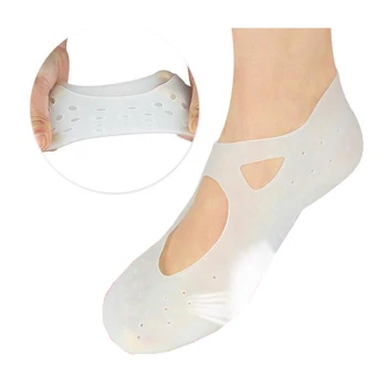 Minkštas gelis Drėkina Kojinių pėdos priežiūra, pėdų pagalvėlės Raštas silicio kulno gelio kojinės Skausmo