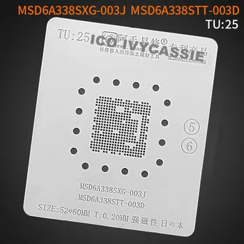 MSD6A338S BGA Trafaretas LCD TV CPU Chipset Reballing IC Pin Amaoe Square 