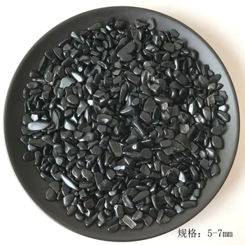 Natūralus Juodas Obsidianas Kvarco Kristalo Žvyro Degauss Valymo akmens mineralinė Žuvų bakas Sveikatos Apdailos Baldų straipsnis