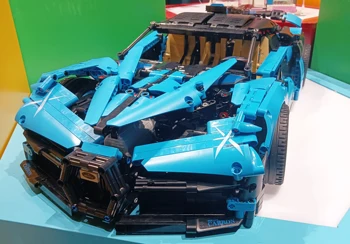 Naujas Aukštųjų Technologijų Mėlyna Superautomobilį Bugati Blokai Modelis 3101 Vnt Kūrėjas Lenktynių Transporto Priemonės, Žaislai Vaikams, Gimtadienio Dovanos