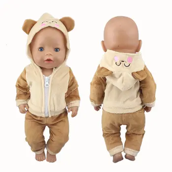 Naujas Mielas mažai gyvūnų kostiumas Tinka 43cm Baby Doll, 17 Colių Atgimsta Bebe Lėlės Drabužiai