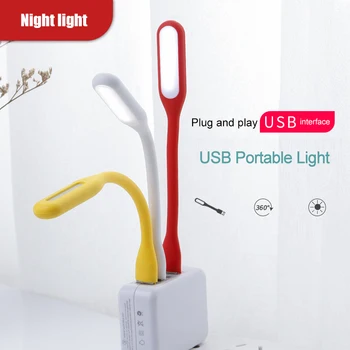 Naujas Mini Keista, USB Lempos Naktį Šviesos Nešiojamų Akių Apsauga Naktį Skaitymo LED Soros Šviesos Energijos Taupymo Mažos Deformacijos