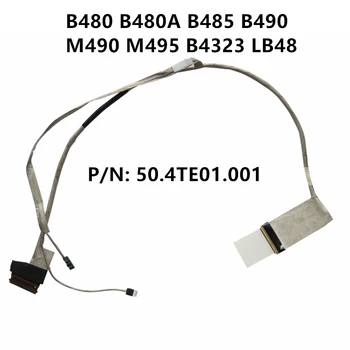 Naujas Nešiojamas LCD LED LVDS Vaizdo Ekranas Flex viela Lenovo B480 B480A B485 B490 M490 M495 B4323 LB48 PN50.4TE01.001