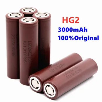 Naujas Originalus 18650 baterija HG2 18650 akumuliatorius 3000mAh baterijos 18650 HG2 3.6 V, skirta hg2 3.7 v Galia