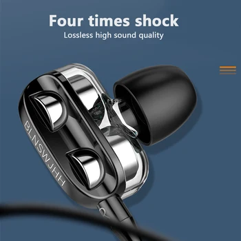 Naujas Sporto Laidinio Ausines In-ear 3.5 mm Ausinių Ausinių Bass Ausines, Mini Ausinių Ausinės IPhone Samsung 