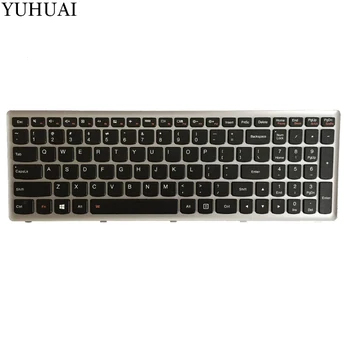 Naujo nešiojamojo kompiuterio klaviatūra Lenovo IdeaPad G500S G505S G510S S500 Z510 Flex 15 Z505 Klaviatūra, US Išdėstymas su Apšvietimu