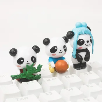 Neklaužada Panda Keycap Žaidimas Mechaninė Klaviatūra Animacinių Filmų Keycap Stereo Asmenybės Mielas Keycap R4 Aukštis