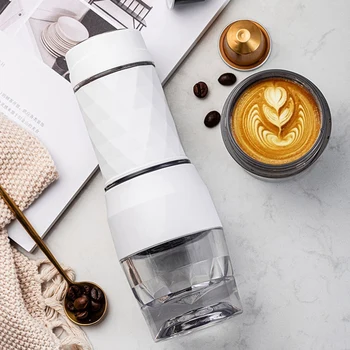 Nešiojamas Espresso Maker - Mini Espreso kavos Aparatas Nespresso Ankščių & maltos Kavos, Kompaktiškas Kelionės Kavos virimo aparatas