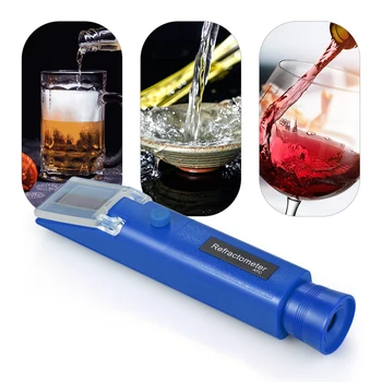 Nešiojamų Alcoholmeter Skaitmeninis Profesinės Alkoholio Testeris ATC Alkoholio Aptikimo Įrenginys Cukraus Koncentracijos vyno Testeris