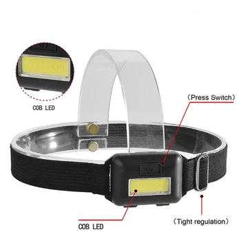 Nešiojamų Mini Žibintas priekinis žibintas 3 Rūšių LED Žibintai Stovyklavimo žibintas Žvejybos priekinis žibintas Pėsčiųjų Veikia žibintuvėlį, fakelą Naujas