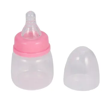 Nešiojamų Patogus Kūdikiui Baby 0-18 Mėnesių Finansuojančiojo 60ML PP Slaugos Sulčių, Pieno Mini Kietumas Butelis
