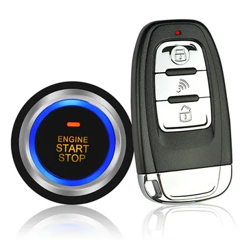 Nuotolinio Valdymo Variklio Užvedimo Mygtuką Start Stop Imobilizavimo Sistema, Automobilių Signalizacijos Su Autostart Uždegimo Smart Centrinis Užraktas