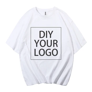 Nuotraukos Custom T shirt/Savo Dizainą, Prekės ženklą, Logotipą, Vyrų ir Moterų 