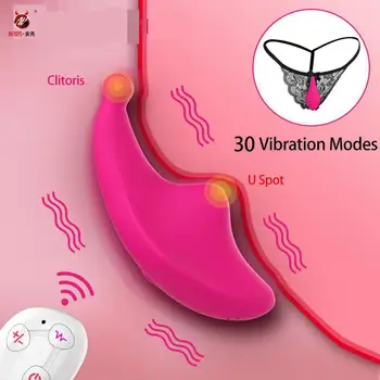 NV ŽAISLAI Belaidžio Nuotolinio Valdymo Vibratorius, 10 Greičio Nešiojami Klitorio Stimuliatorius Kelnaitės Vibruojantys Kiaušiniai Suaugusiųjų Sekso Žaislas Moterims