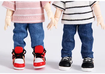 Ob11 kūdikių drabužiai bjd kelnės kelnės TGS kūno molly lėlės drabužiai 1 / 12bjd lėlės drabužiai, džinsai lėlės priedai žaislas kelnės