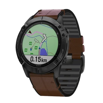 Odos watchband 22mm Greito atleidimo dirželis Garmin Fenix 5/6 GPS išmaniųjų laikrodžių Apyrankės Pakeitimo apyrankė Reguliuojamas diržas