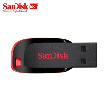 Originalios SanDisk CZ50 USB Flash Drive 16GB 32GB 64GB 128GB Pen Ratai Pendrive USB 2.0 Flash Drive, Memory stick, USB 