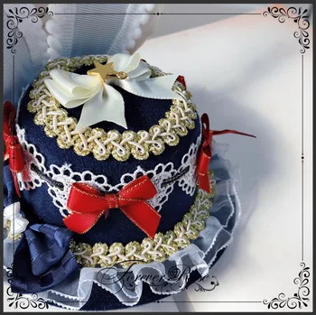 Originalus rankų GanSe triušio ausies skrybėlę cirko lolita plaukų aksesuarai
