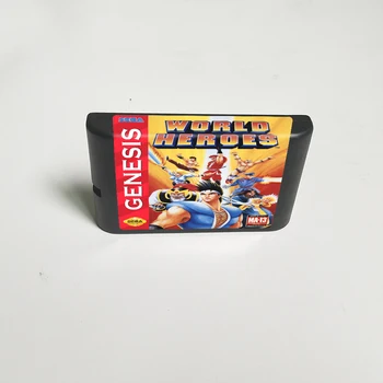 Pasaulio Herojai - 16 Bitų MD Žaidimo Kortelės Sega Megadrive Genesis Vaizdo Žaidimų Konsolės Kasetė