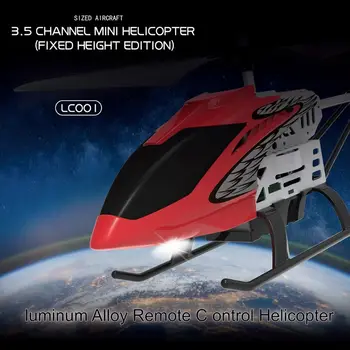 PELĖSIŲ Mini RC Sraigtasparnio Drone 3.5 Kanalo Drop-atsparus LED Nuotolinio Valdymo Orlaiviai