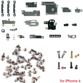 Pilnas Komplektas Smulkių Metalinių Vidaus Laikiklis Skydas Plokštės Rinkinys + Pilnas Varžtai iPhone 6 6P 6s 6sPlus 7 7P 8G 8 Plus X XR XS XSMax