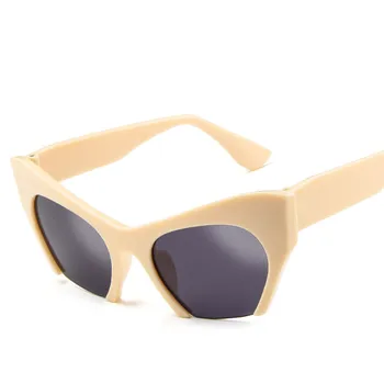 Prabangių Senovinių Cat Eye Akiniai nuo saulės Moterims Prekės ženklo Dizaineris 2021 Karšto Saulės Akiniai Moterų Ponios Eyewears Veidrodis UV400
