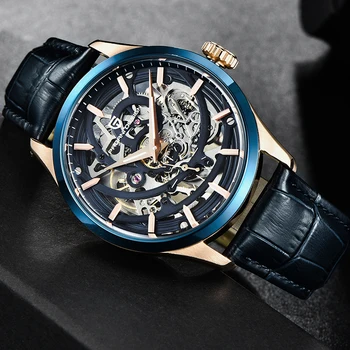 Prabangos Prekės PAGANI DIZAINO Tourbillon Laikrodžiai Vyrai Automatinis Laikrodis Mados Vyrų Mechaniniai Laikrodžiai Odos Relogio Masculino
