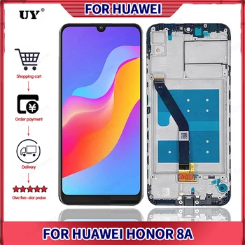 Pradinio Ekrano ir Huawei Honor 8A LCD Ekranas Garbę Y6 2019 Ekranas Su Rėmo Jutiklinis Ekranas Garbę 8A Pro Pakeitimo Asamblėja