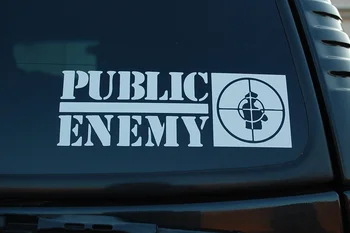 Public Enemy Lipdukas Vinilo Decal Hip-Hop Rap Lango lipdukas 20cm