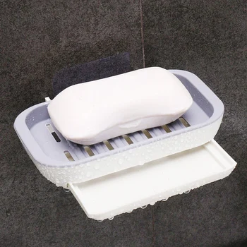 Q 1 vnt kūrybos nešiojamų muilo dėžutė vonios kambarys, saugojimo dėklas Vonios kambarys talpinimo vonios kambarys, dušas, vonios reikmenys mini konteineris