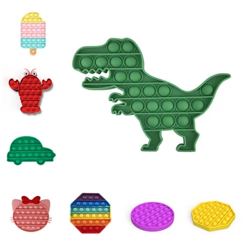 Rainbow Push Pop Jos Fidget Žaislai Žvalgybos Žaidimas Dinozaurų Katė Automobilių Ledų Omaras Šešiakampis Burbulas Pas Mus Pigus Įspūdį Dovanos