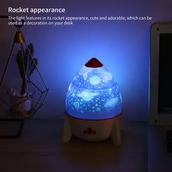 Raketų Galaxy Projektorius LED Nakties Šviesos USB Bluetooth 5.0 Muzikos Su Nuotolinio Valdymo Šviesos Vaikams, Vaikų Dovanų Puošimas Lempos
