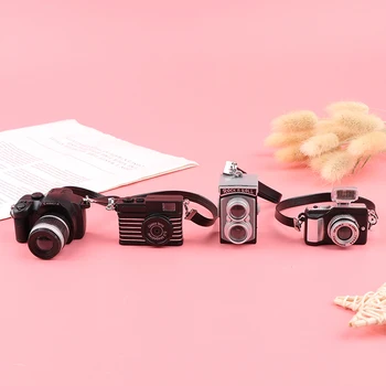 Retro Mados Mini Lėlės Priedai Skaitmeninis Fotoaparatas Lėlių Miniatiūriniai Apdailos Žaislas Vaikams, Dovana