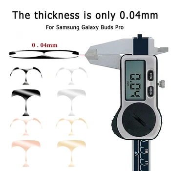 Samsung Galaxy Pumpurai Pro ausinės metalo lipdukas apsauga nuo dulkių ir atsparus įbrėžimams, 