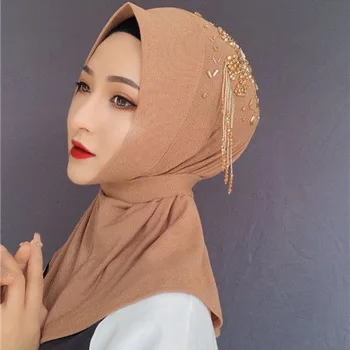 Saudo Merginų Galvos Apdangalai, Momentiniai Bžūp Wrap Hijabs Vestuvių Nuotakos Hijabi
