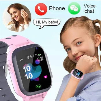 Skambinti Vaikai Smart Laikrodžiai Vaikai SOS Vandeniui Smart Laikrodis SIM Kortelės buvimo Vietą Tracker Mokyklos Studentas Bady Merginos Berniukas Žiūrėti Girt