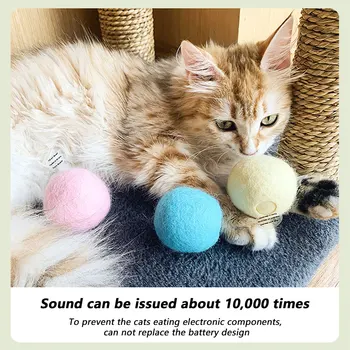 Smart Kačių Žaislai Interaktyvus Kamuolys Katžolių Kačiukas Mokymo Nulio Elektroninėmis Priemonėmis Gyvūnų Garsus Augintinio, Žaisti Produktus