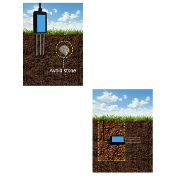 Sodo žemės ūkio dirvožemio Laidumas ir vandens kiekio skaitiklis su jutiklis su 4 signalo išvestis detektorius matavimo valdytojas
