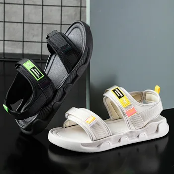 Sporto sandalai moteriška ins banga 2021 m. vasarą naujosios net raudona korėjos versija Velcro studentas butas moterų sandalai moterų batai
