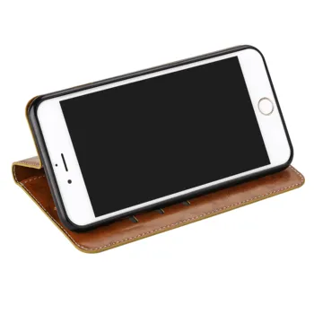 Stilius Apversti PU Odos Viršelio dizainas telefono dėklas, skirtas Samsung 