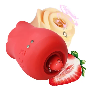 Stimuliatorius Vibratoriai Moterims Intensyvus Masturbuotis, Makšties Režimai-G-Spot Klitorio Čiulpti Massager Rožių Žiedų Su 10 Siurbimo Sekso Žaislas