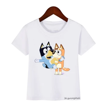 T-marškinėliai berniukams, mergaitėms mielas šuo spausdinti merginos grafinis t marškinėliai, vaikiški drabužiai, kūdikių drabužiai bamblys berniukų drabužiai marškinėlius viršūnes didmeninės
